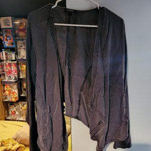 Torrid 4 Gray Waterfall Jacket